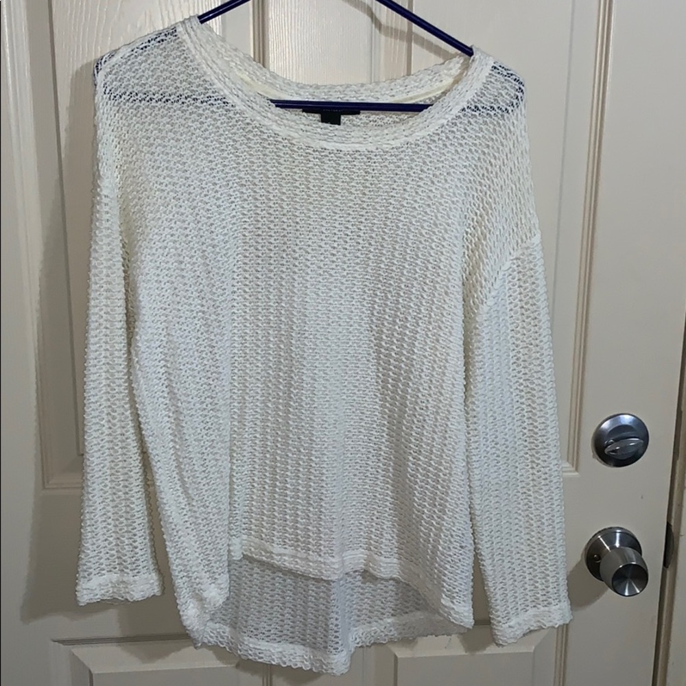 Forever 21 Cream Knit Sweater